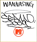 SEAMO サイン色紙