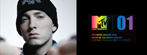 デジタル版が読める!! MTV PAPER1月号は、エミネムの表紙が目印。