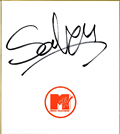 Salyu サイン色紙