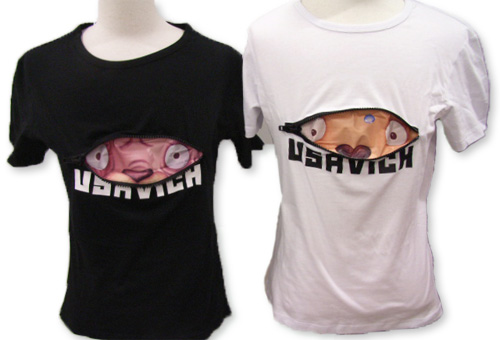 ジッパーをあけるとプーチン＆キレネンコが出てくるTシャツ登場！