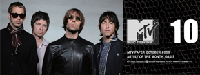 デジタル版が読める!! MTV PAPER10月号は、オアシスの表紙が目印☆