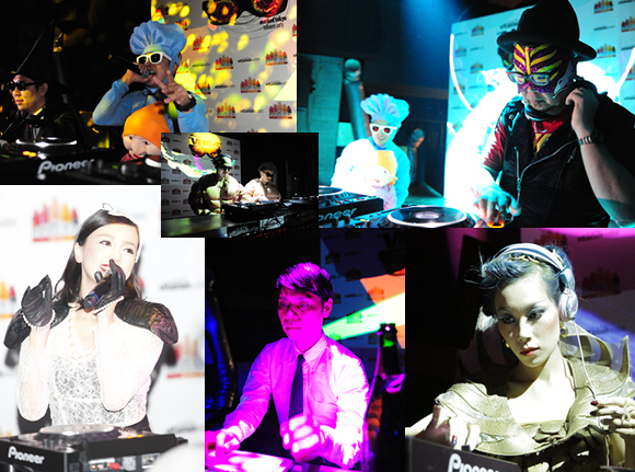 MADEMOISELLE YULIA、DEXPISTOLS、VERBAL（m-flo）、田中知之（FPM）、大沢伸一、☆Taku（m-flo）